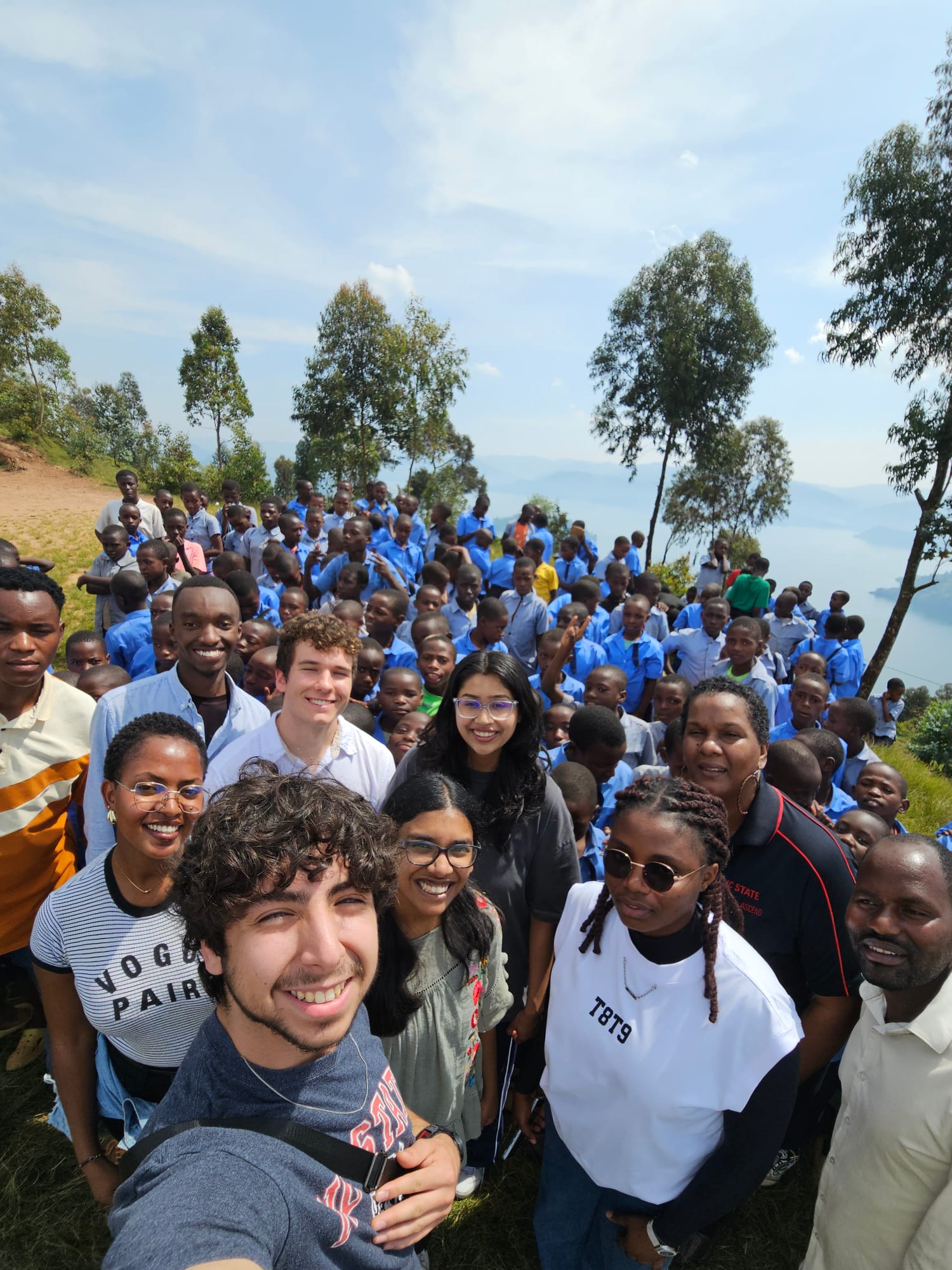 ASB Rwanda 2026 Team with local community partners.